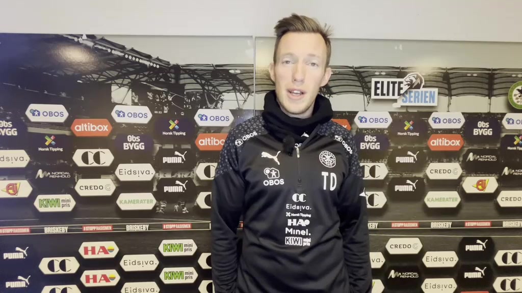 Tom Dent gjør seg klar til Haugesund-kampen